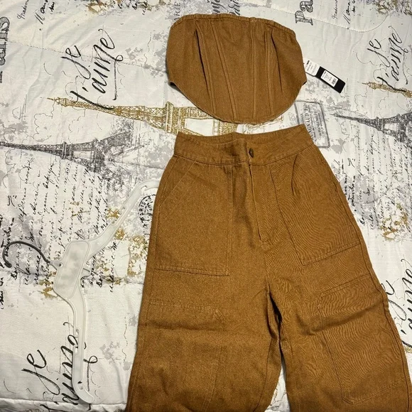 Danielle Denim Pant Set - Brand New with Tags - Picture 1 of 3